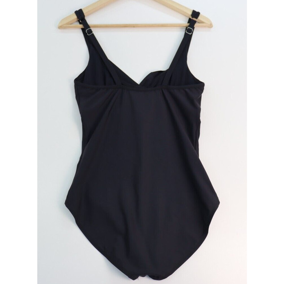 Magicsuit by Mirclesuit Black Estilo One Piece Swimsuit with Built in Bra Sz 10 - Picture 2 of 8